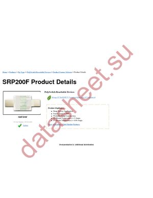 SRP200F datasheet  